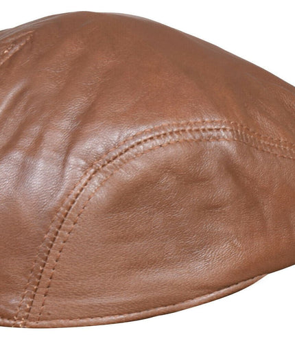 Mens  Flat Hat Leather Peaky Blinders Beret Newsboy Gatsby Golf Cabbie Cap