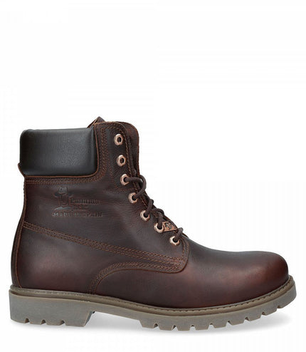 Panama Jack 03 C52 Mens Brown Waterproof Leather Laces Hiking Ankle Boots