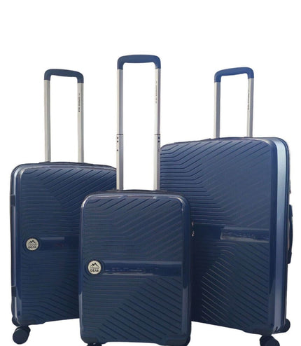 Acton Set of 3 Hard Shell Suitcase in Navy