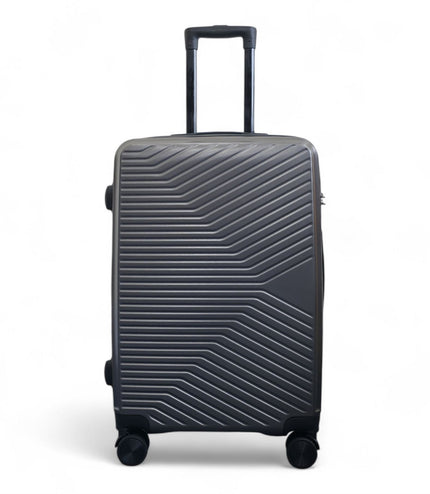 Junee Medium Hard Shell Suitcase in Charcoal Grey