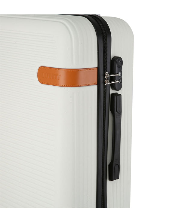 Calgary Set of 3 Hard Shell Suitcase in Cream