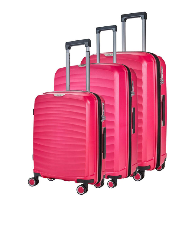 Alton Set of 3 Hard Shell Suitcase in Pink