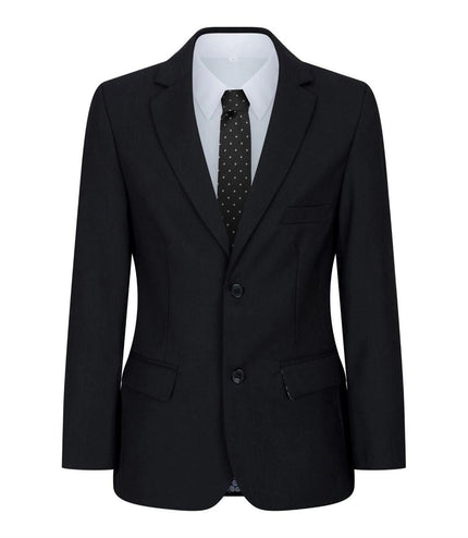 Boys 5 Piece Black Classic Suit