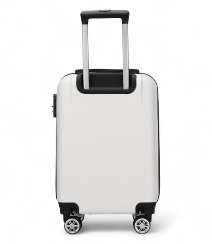 Calgary Cabin Hard Shell Suitcase in Cream White