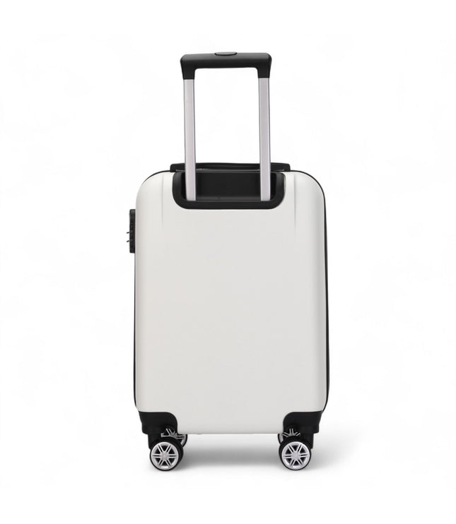 Calgary Cabin Hard Shell Suitcase in Cream White