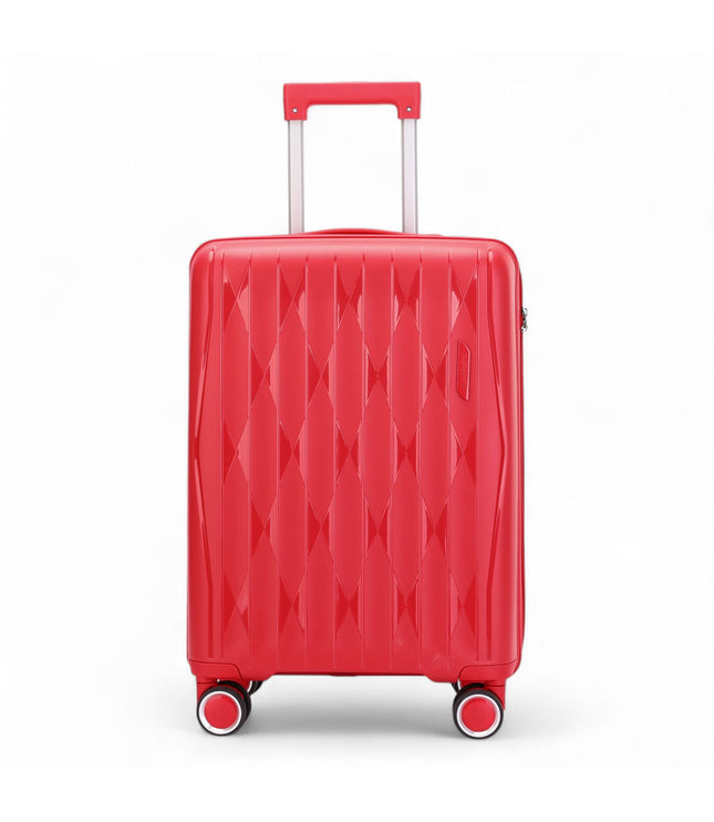 Burnaby Cabin Hard Shell Suitcase in Red