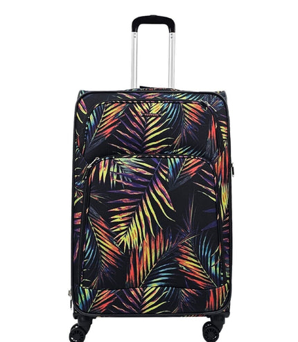 Ashbourne Large Soft Shell Suitcase in Leaf