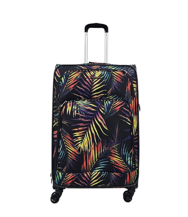 Ashbourne Large Soft Shell Suitcase in Leaf