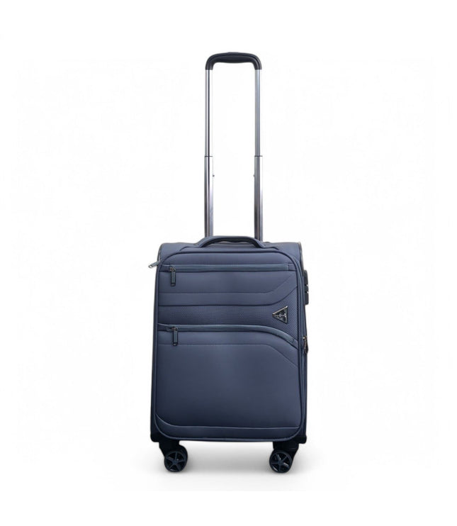 Corby Cabin Soft Shell Suitcase in Grey