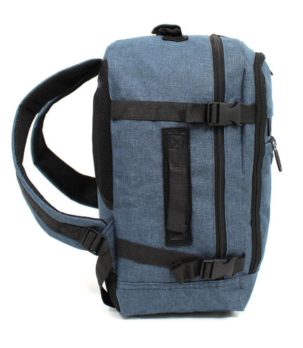 Rucksack Backpack 40x20 x25 cm Underseat Travel Cabin Bag for Easy Jet, Ryanair navy