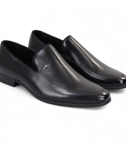 Men's Black Classic Slip-On Loafers Formal Shoes