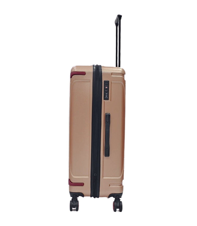 Chilton Large Hard Shell Suitcase in Rose Gold
