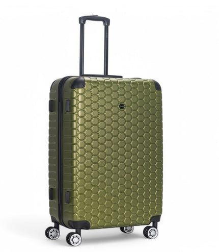 Noda Large Hard Shell Suitcase in Green