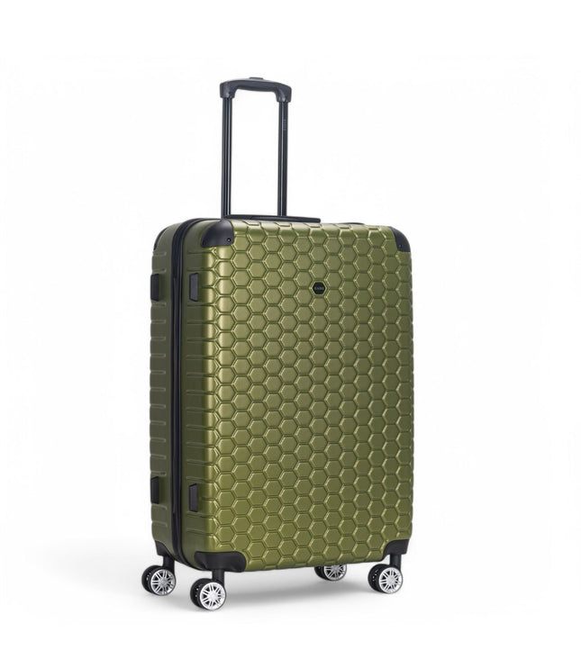 Noda Large Hard Shell Suitcase in Green