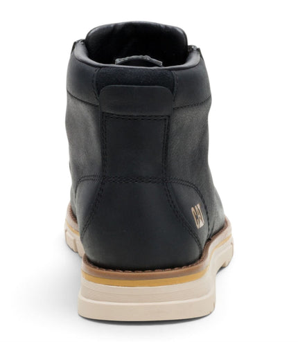 Caterpillar (CAT) Men's Water-Resistant Black Leather Ankle Boots - Estimate Chukka