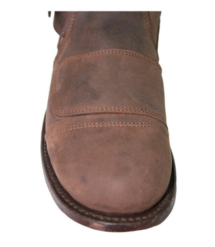 Grinders Mens Brown Leather Cowboy Boots - Route 66
