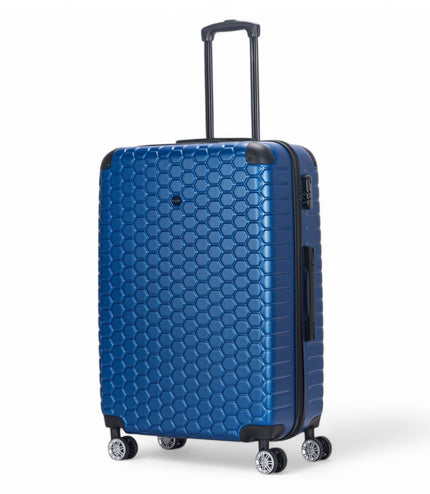 Noda Large Hard Shell Suitcase in Blue