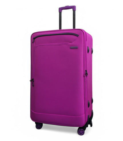 Handa Large Soft Shell Suitcase in Pink