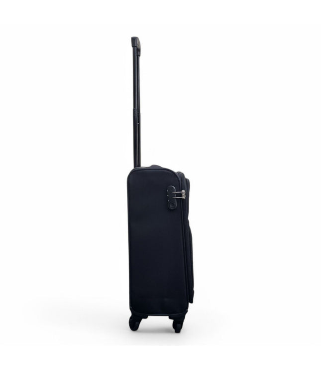Tahara Cabin Soft Shell Suitcase in Black