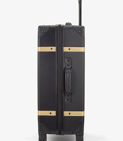 Alston Medium Hard Shell Suitcase in Black Gold