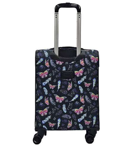 Ashbourne Cabin Soft Shell Suitcase in Butterfly