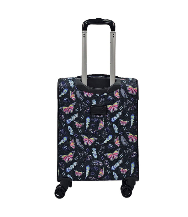 Ashbourne Cabin Soft Shell Suitcase in Butterfly