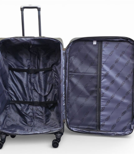 Nagoya Large Soft Shell Suitcase in Grey