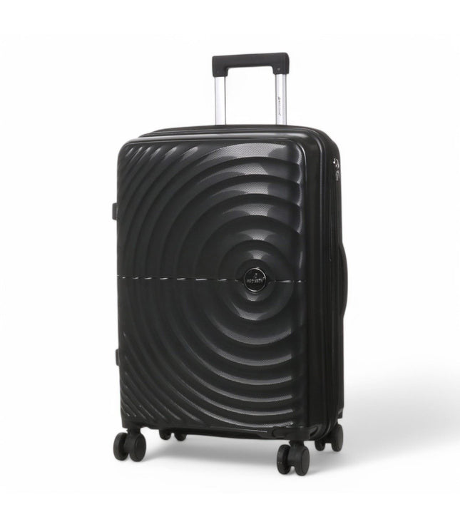 Balranald Medium Hard Shell Suitcase in Black