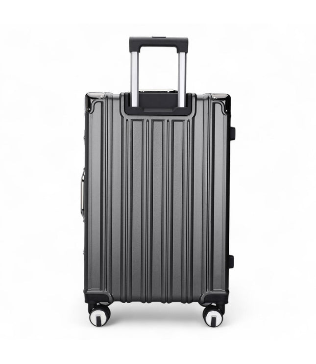 Airdrie Large Hard Shell Suitcase in Charcoal Black