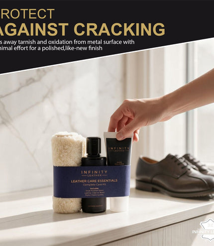 Leather Cleaner, Polish & Glove Smooth Leather Kit