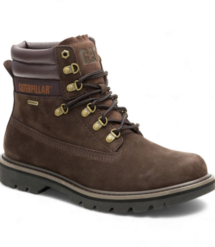 CAT (Caterpillar) Waterproof Colorado 2.0 Hiker Dark Brown Leather Walking Ankle Boots