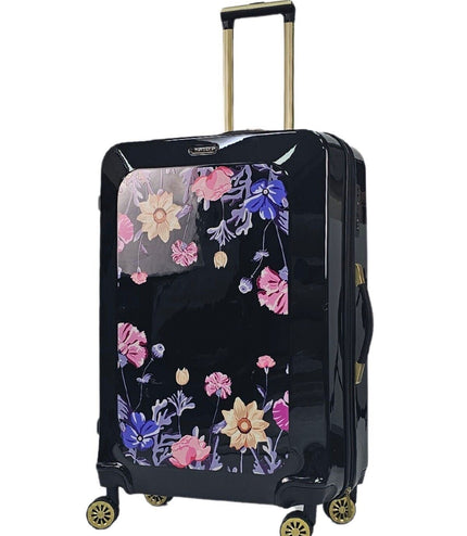 Canvey Large Hard Shell Suitcase in Black