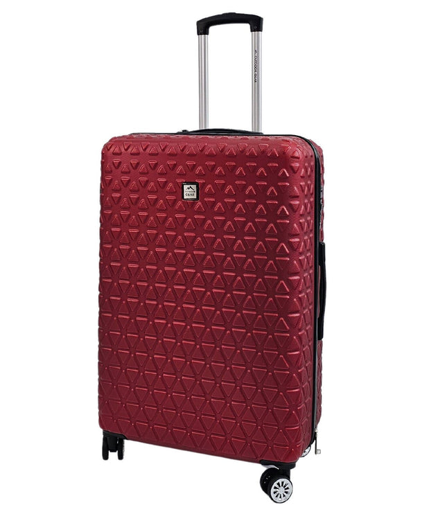 Adlington Large Hard Shell Suitcase in Burgundy