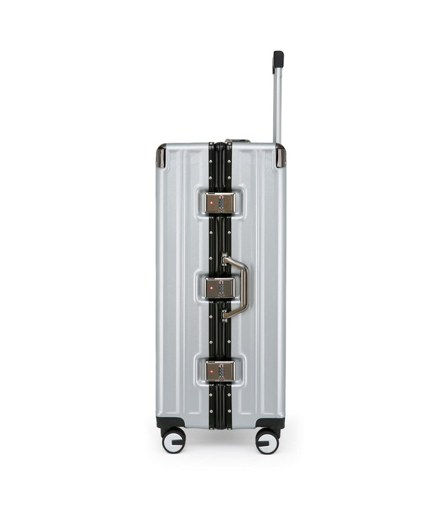 Airdrie Large Hard Shell Suitcase in Silver