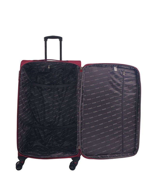 Arundel Large Soft Shell Suitcase in Burgundy