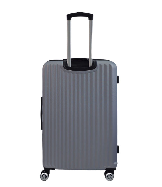 Alsager Large Hard Shell Suitcase in Silver