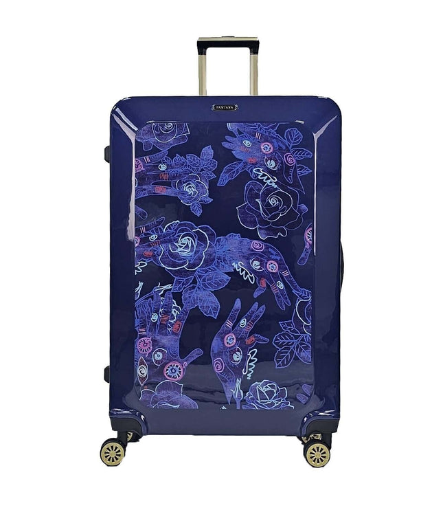 Canvey Extra Large Hard Shell Suitcase in Blue