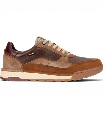 Pikolinos Men's Brown Leather Trainers Sneaker Lace-Up Shoes - Teide