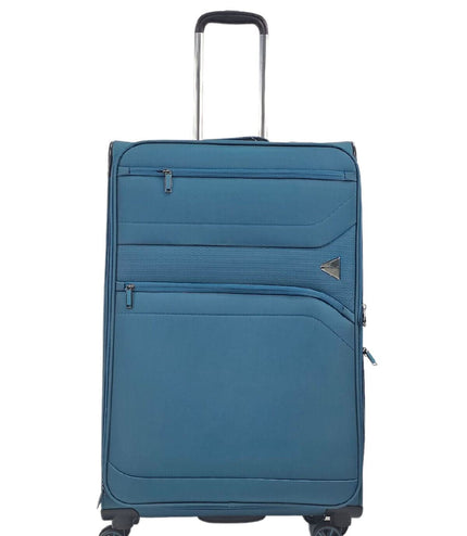 Corby Large Soft Shell Suitcase in Teal