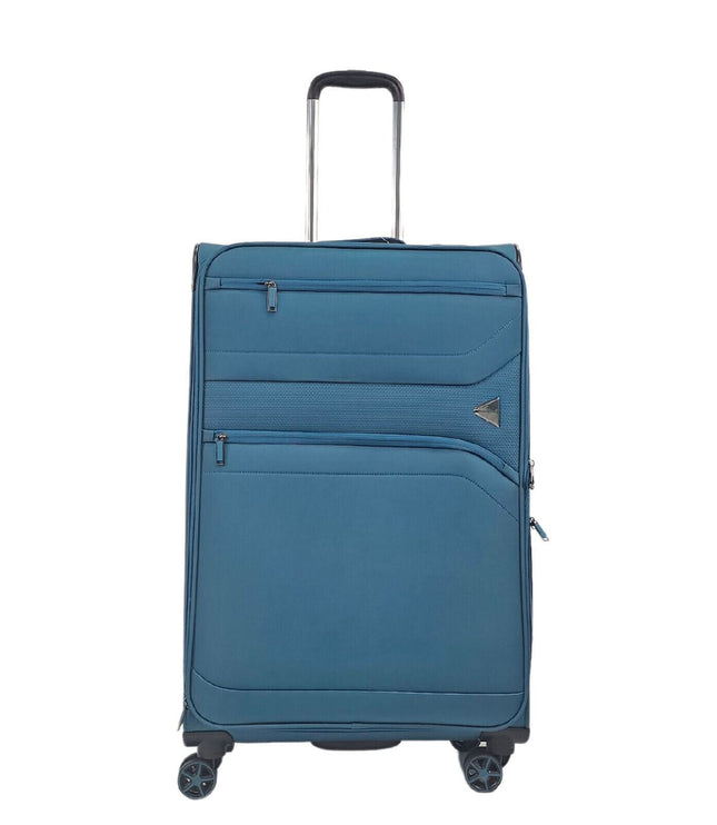 Corby Large Soft Shell Suitcase in Teal