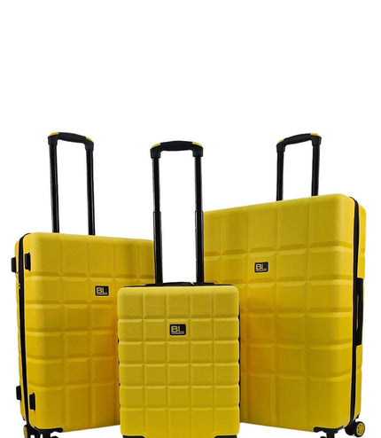 Cotgrave Set of 3 Soft Shell Suitcase in Yellow