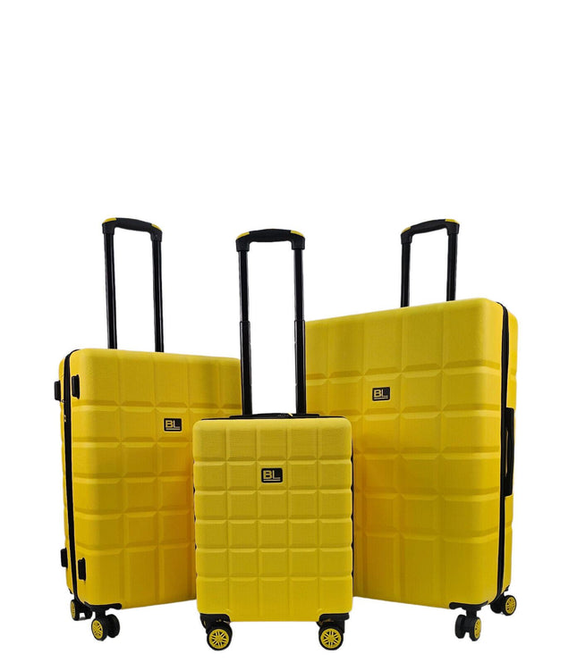 Cotgrave Set of 3 Soft Shell Suitcase in Yellow