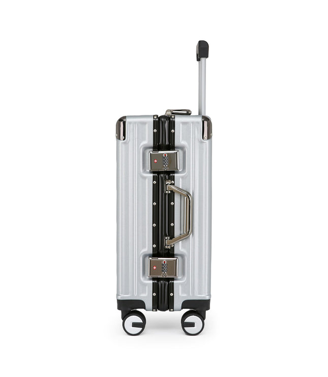 Airdrie Cabin Hard Shell Suitcase in Silver