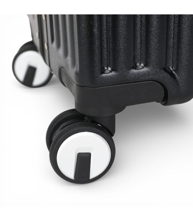 Airdrie Set of 3 Hard Shell Suitcase in Black