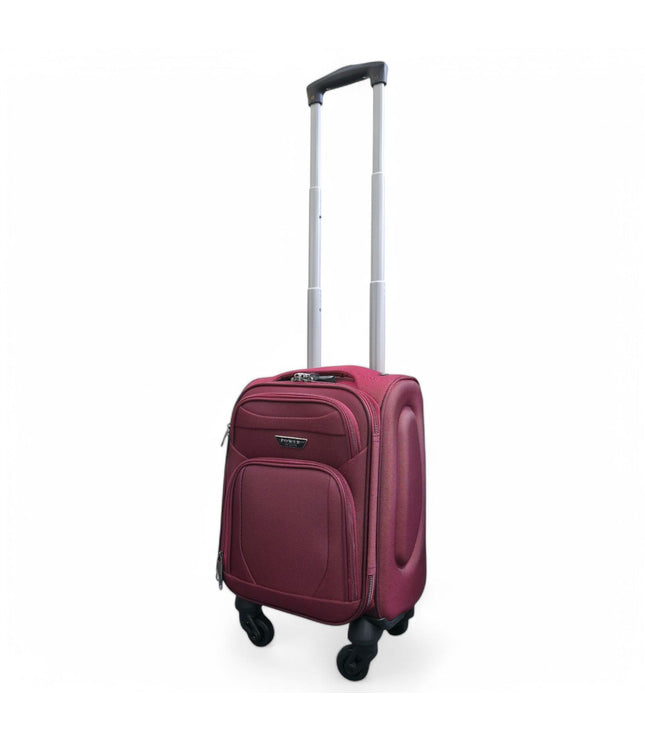 Nagoya Unserseat Soft Shell Suitcase in Wine