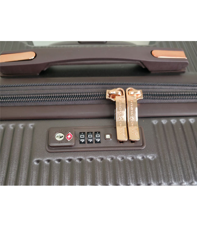 Cowra Large Hard Shell Suitcase in Marron