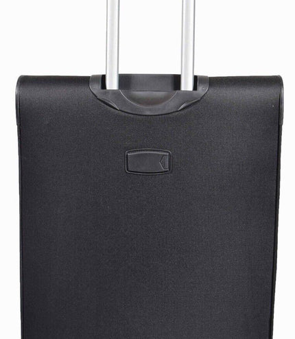 Clevedon Large Soft Shell Suitcase in Black