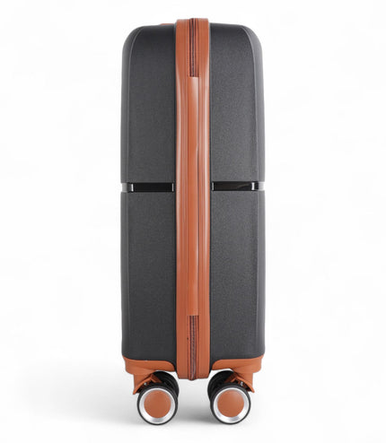 Corowa Large Hard Shell Suitcase in Black