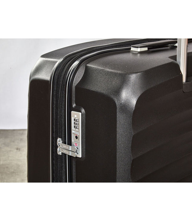 Alton Medium Hard Shell Suitcase in Black
