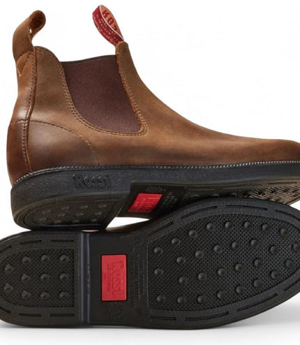 Rossi 607 Booma Tan Leather Chelsea Boot